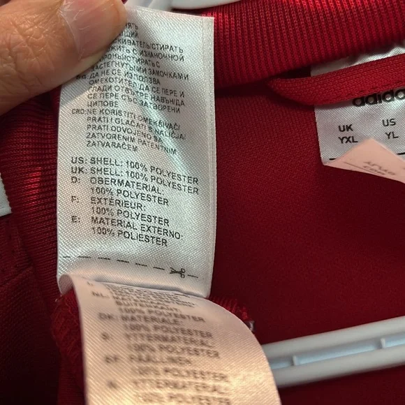 Adidas Red Zip-Up - Picture 9 of 9
